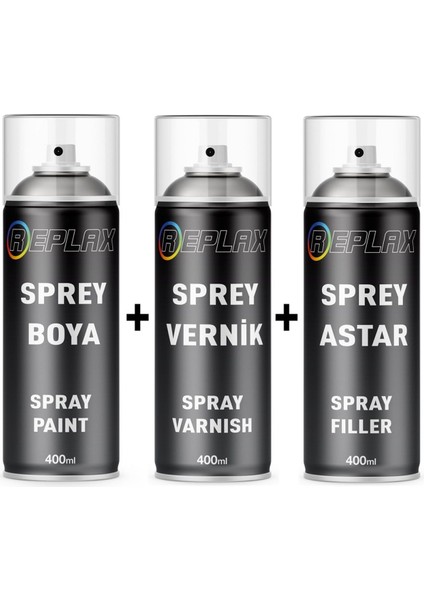 Ford Escort Fiesta Mondeo Taunus XSC2472 Metalik Kırmızı Sprey Rötuş Boyası+Vernik+Astar