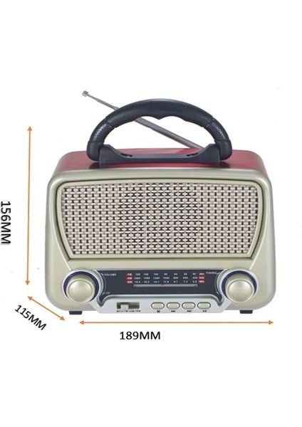 Ulvila CM-303 Bt Nostaljik Radyo Bluetooth + Fener + USB + Sd Card Mp3 Radyo Çalar