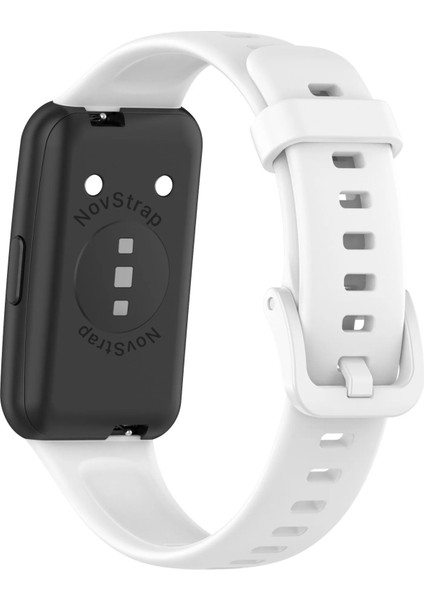 Huawei Band 7 ile Uyumlu Kordon Tam Uyumlu Pimli Liquid Silikon Kordon Kayış