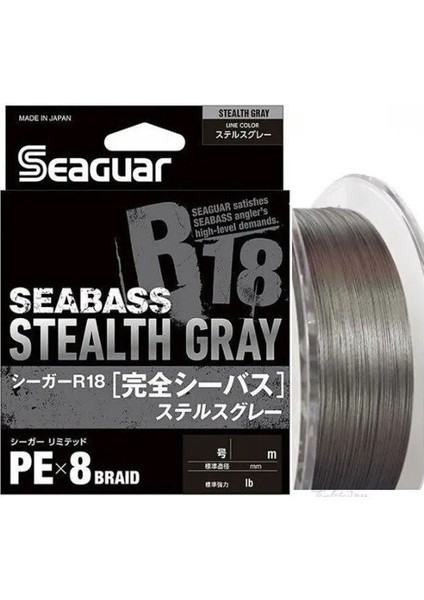 R18 Seabass 8b Stealth Gray 150M Ip Misina