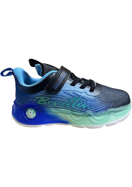 Spor Ayakkabı Siyah Mavi BNI-10277 Siyah Mavi