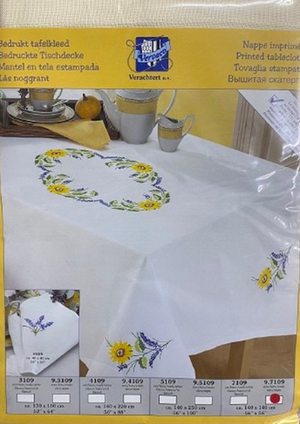 Işlemelik Masa Örtüsü 140*140 cm 9.7109