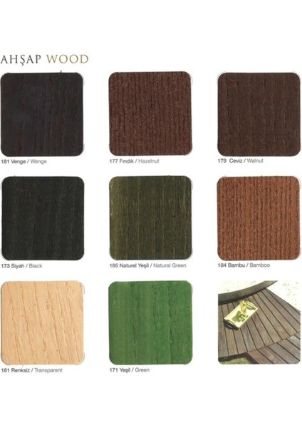 Politex Vernikli Parlak Ahşap Koruyucu modelleri