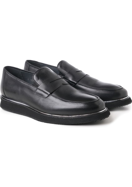 Erkek Sneaker ( Günlük) KA-E2314 John May Eva Siyah Cemre