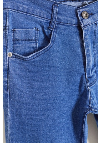 Koyu Mavi Erkek Çocuk Basic Jean Pantolon 12-17 Yaş 17746