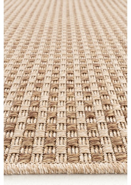 Bolivya B667A Kahve Hasır Dokulu Antialerjik Halı Kilim Salon Mutfak Koridor Kesme Yolluk fiyatları