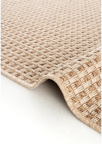 Bolivya B667A Kahve Hasır Dokulu Antialerjik Halı Kilim Salon Mutfak Koridor Kesme Yolluk modelleri