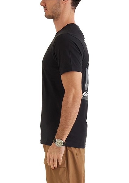 Csc M Road Trip Vibes Ss Tee Siyah Erkek T-Shirt