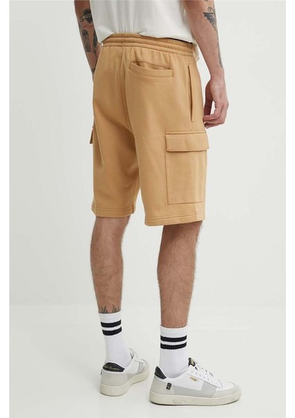 Woven Badge (Bb) Cargo Sweatshort Lıght Wheat Boot Erkek Şort