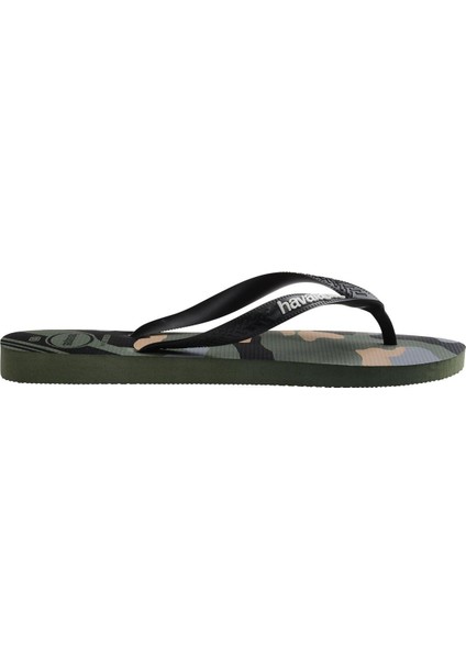 Top Camu Green Oliveblack Koyu Yeşil Erkek Terlik modelleri