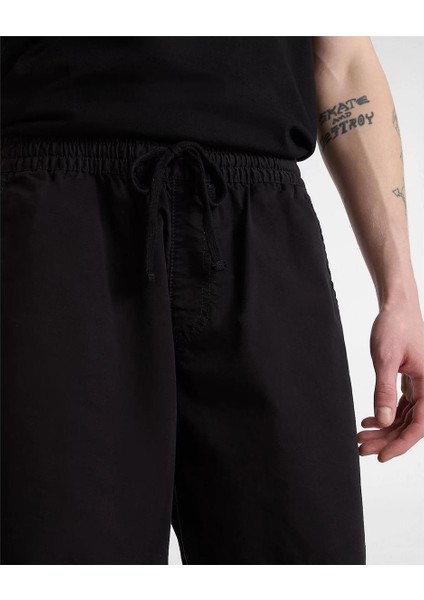 Mn Range Relaxed Elastıc Short Siyah Erkek Şort