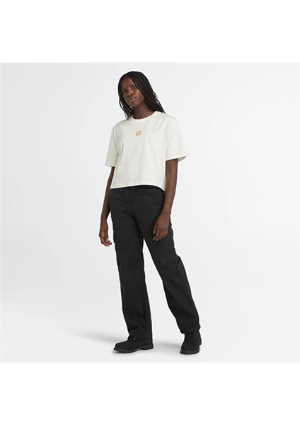 Short-Sleeve Tee Vıntage Whıte Kadın T-Shirt