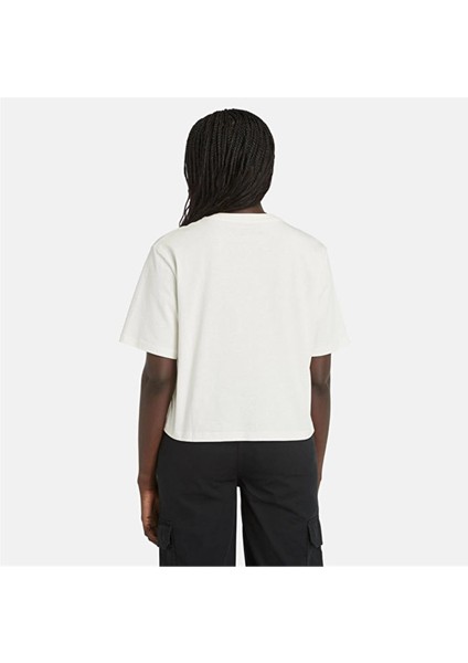 Short-Sleeve Tee Vıntage Whıte Kadın T-Shirt