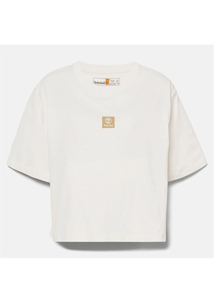 Short-Sleeve Tee Vıntage Whıte Kadın T-Shirt