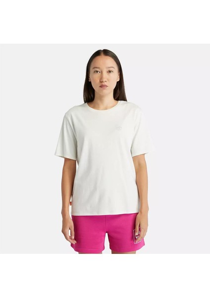 Short-Sleeve Tee Vıntage Whıte Kadın T-Shirt
