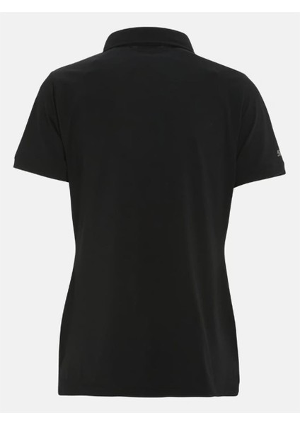 Ws Tech Pıque Polo Ss Siyah Kadın T-Shirt