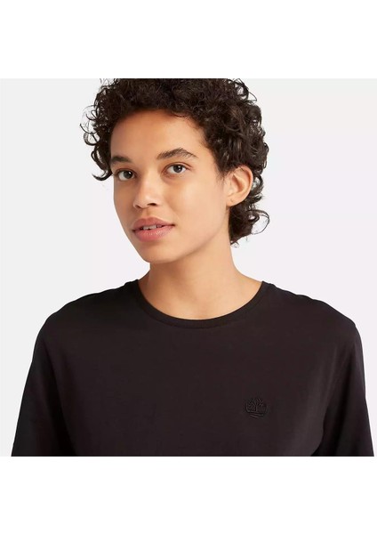 Short-Sleeve Tee Siyah Kadın T-Shirt