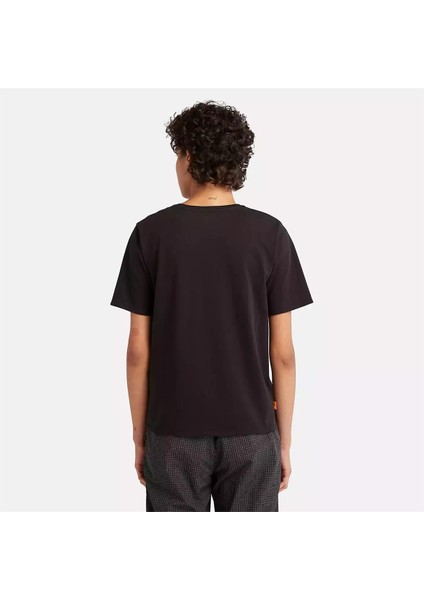 Short-Sleeve Tee Siyah Kadın T-Shirt
