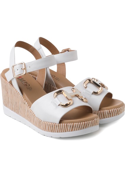 Kadın Sandalet 51232-E4 Repo Bianco