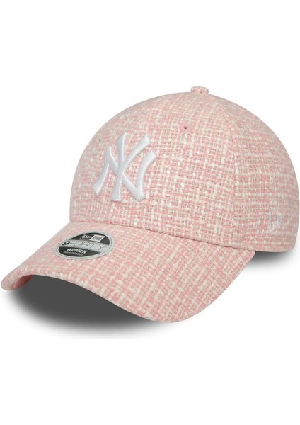 New Era New York Yankees  Summer Tweed Pink 9forty Kadın Şapka