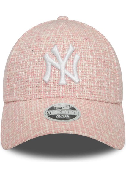 New Era New York Yankees  Summer Tweed Pink 9forty Kadın Şapka