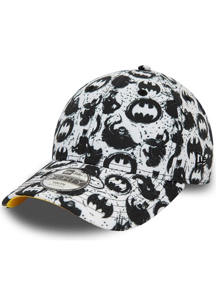 New Era Batman Youth All Over Print White 9forty Genç Çocuk Şapkası