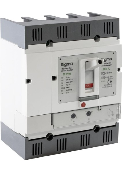 4S630500 4X500A 70KA Termik Manyetik Şalter 400-500A Ayarlı