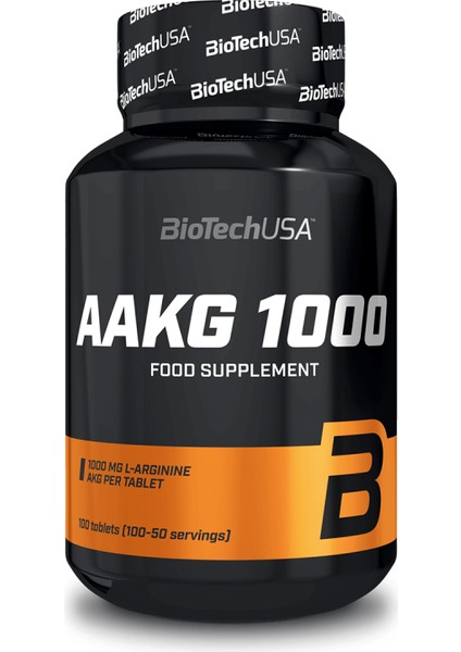 Bıotech Usa Arginine Aakg 1000 mg 100 Tabs