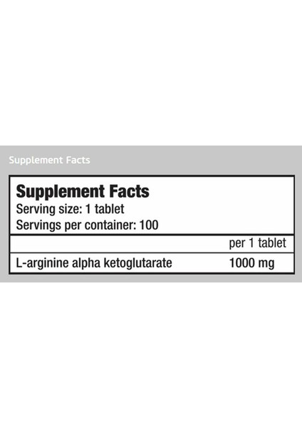 Bıotech Usa Arginine Aakg 1000 mg 100 Tabs fiyatları