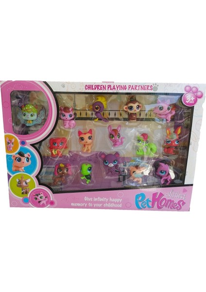 Littlest Petshop 15LI Miniş Figür Seti Oyuncak Minişler Figür Seti Oyuncak Miniş