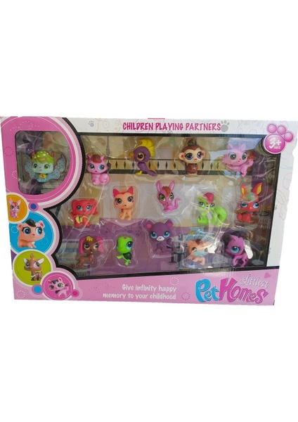 XML Evreni Littlest Petshop 15LI Miniş Figür Seti Oyuncak Minişler Figür Seti Oyuncak Miniş