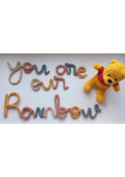 You Are Rainbow Bebek ve Çocuk Odası Duvar Aksesuarı modelleri