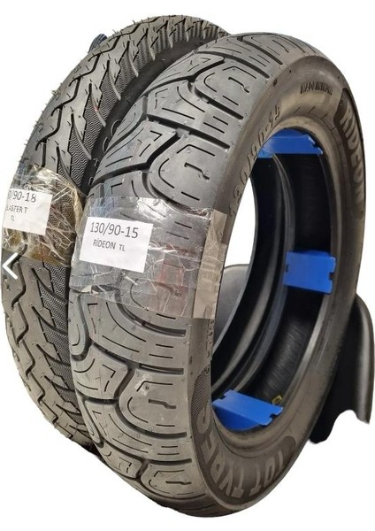 Tyres Chopper Motorsiklet Lastiği Takım 130/90-15 Tl ve 90/90-18 Tl