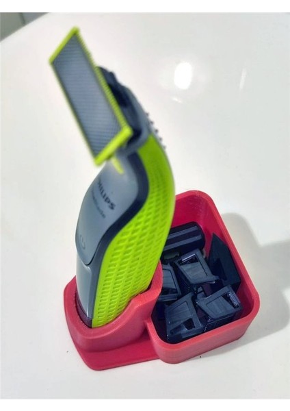 Philips Oneblade Stand Mini Kırmızı