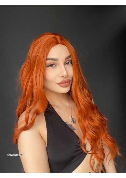 Doğal Su Dalgalı Uzun Perçemsiz Tepe Kısmı Deri Fiber Peruk Bakır modelleri