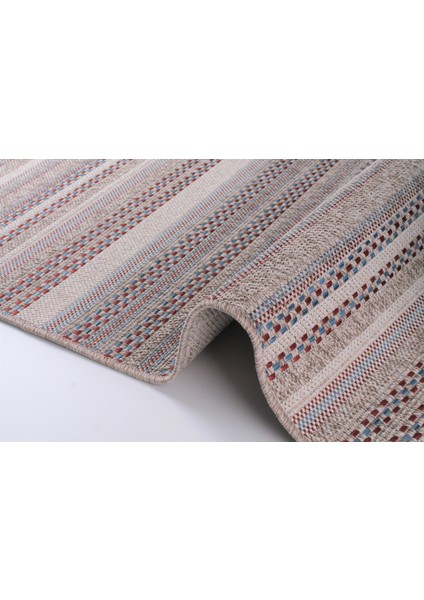 Ely E2550Y Bordo Hasır Dokulutozsuz Havsız Özel Ölçü Antre Mutfak Balkon Salon Halı Kilim Yolluk