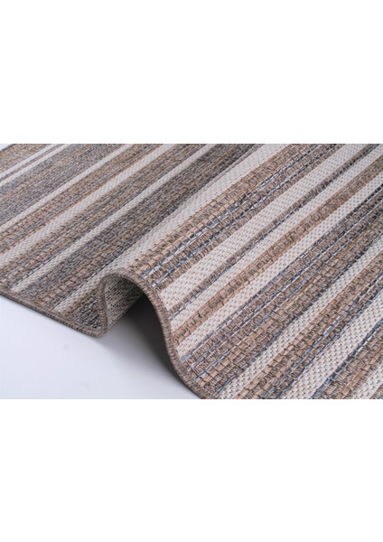 Ely E2551Y Mavi Hasır Dokulutozsuz Havsız Özel Ölçü Antre Mutfak Balkon Salon Halı Kilim Yolluk modelleri
