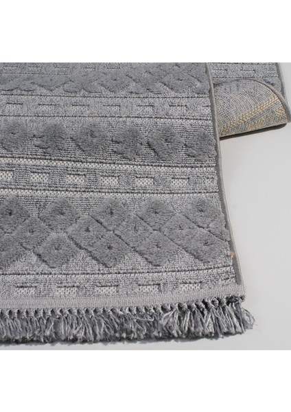 Inta 151N Gri Havsız Tozsuz Kilim Özel Ölçü Salon Antre Mutfak Balkon Halısı fırsatları