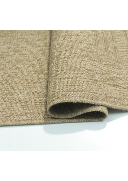 Indore BE668J Bej Tozsuz Salon Mutfak Koridor Yolluk Jüt Hasır Görünümlü Halı fiyatları