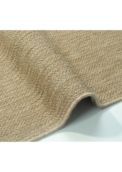 Indore 670J Bej Tozsuz Salon Mutfak Koridor Yolluk Jüt Hasır Görünümlü Halı modelleri