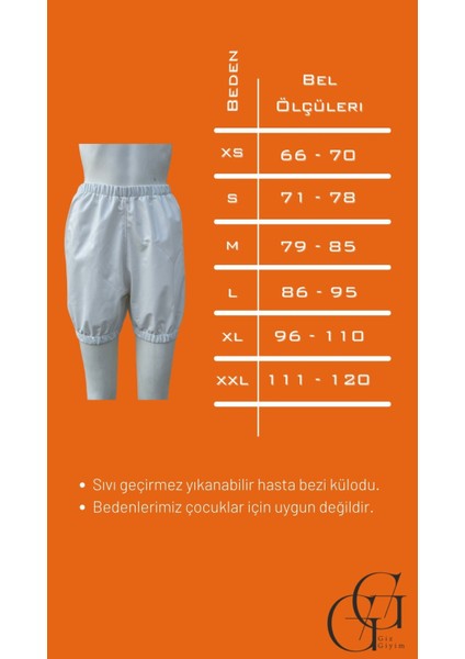 Sıvı Geçirmez Yıkanabilir Hasta Bezi