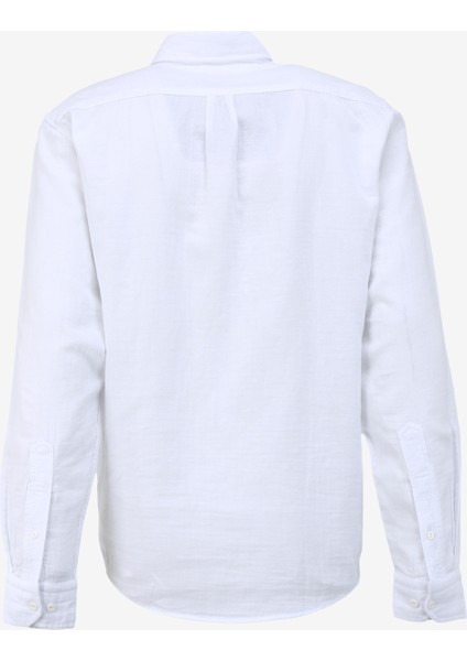 Loose Fit Beyaz Erkek Gömlek L66N205295100 Uzun Kollu Gömlek fiyatları