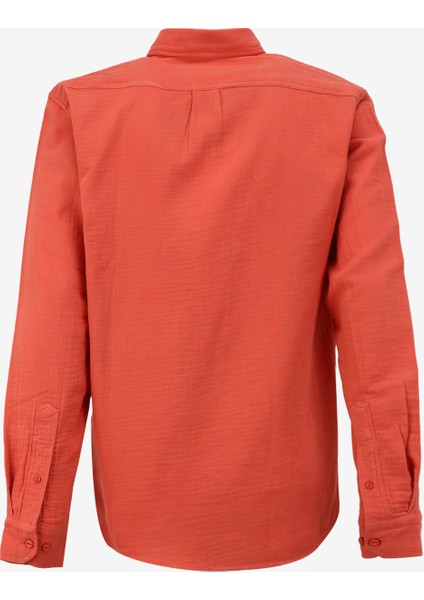 Loose Fit Turuncu Erkek Gömlek L66N205295B50 Uzun Kollu Gömlek fiyatları