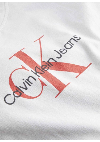 Bisiklet Yaka Baskılı Beyaz Kadın T-Shirt J20J223272YAF fiyatları