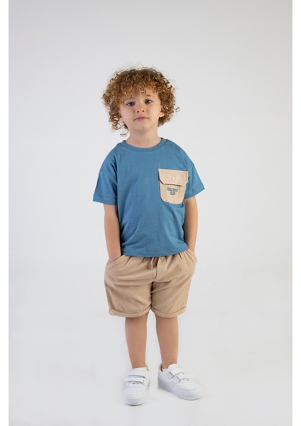 Erkek Çocuk Cool Boys Baskılı-Gardin Pantalon Alt Üst Takım indirimleri