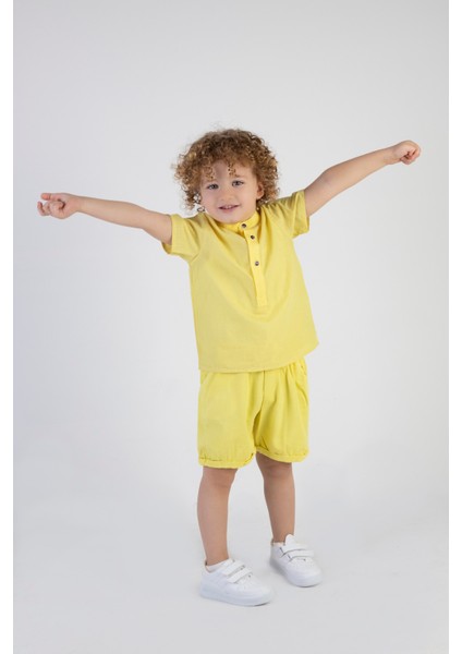 Erkek Çocuk Gömlek-Gardin Şort Alt Üst Takım fiyatları