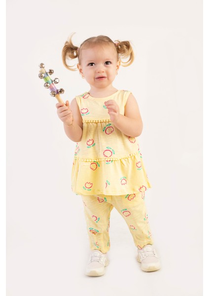 Kız Bebek Tunik Model Alt-Üst Takım