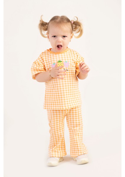 Kız Bebek Ispanol Paça Alt-Üst Takım