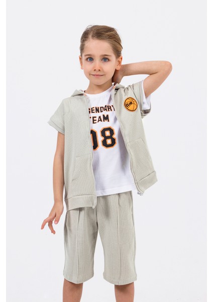 Erkek Çocuk Waffle Kumaş 3'lü Takım fırsatları