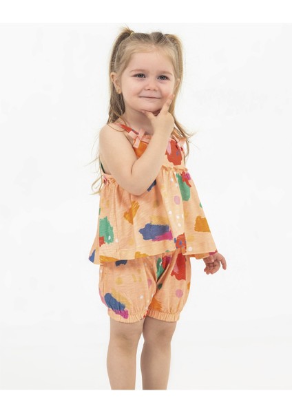 Kız Bebek Tunik Model Şortlu Alt-Üst Takım modelleri